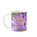 Coffee with Dear Friends! Purple Rhodies Flowers mugs