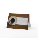 Coffee with napkin cards
