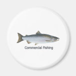 Coho Salmon Refrigerator Magnets