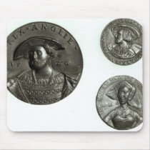 Coins depicting Henry VIII and Anne Boleyn