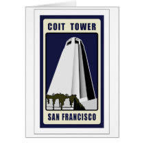 Coit Tower Greeting Card