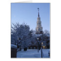 Colby College in snow cards