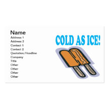 Cold As Ice Business Cards