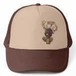 Cold Beer? Funny Beer Deer Hybrid Hat