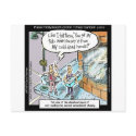 Cold Clean Hands W/Guns Funny Gifts & Tees postcards