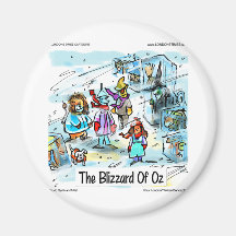 Cold Day In Oz Funny Tees Mugs Cards & Gifts Refrigerator Magnets