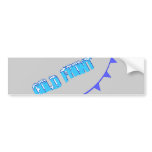 Cold Front Lg SnowCaps Wht Cartoon Trans bumper stickers
