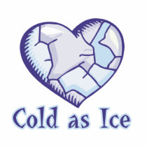 cold ice heart cut outs