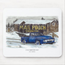 COLD WINTERS DAY MOUSE MAT