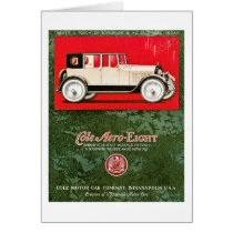 Cole Aero-Eight Vintage Car Ad Card