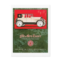 Cole Aero-Eight Vintage Car Ad Post Cards