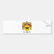 COLE FAMILY CREST -  COLE COAT OF ARMS BUMPER STICKERS