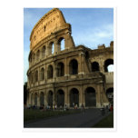 Coliseum at sunset post cards