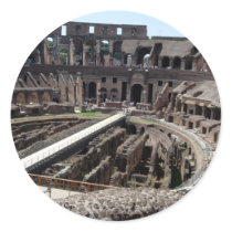 Coliseum Round Sticker