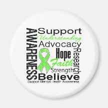 Collage - Mental Health Awareness Refrigerator Magnets