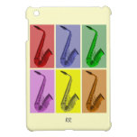 Collage of Colourful Saxophones iPad Mini Case