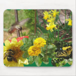 Collage of Nature in Flight mousepads