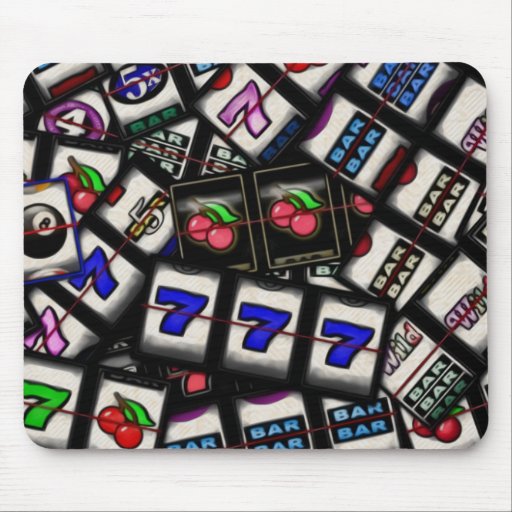 Collage of Slot Machine Reels Mouse Pads