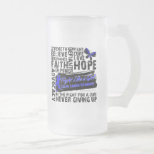 Collage of Words - Colon Cancer Coffee Mug