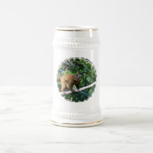 Collared Lemur Beer Stein Coffee Mug