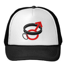Collared male symbol. hats