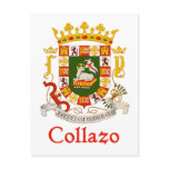 Collazo Shield of Puerto Rico Post Card