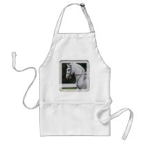 Collected White Horse  Apron