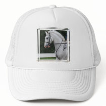Collected White Horse  Baseball Hat
