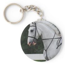 Collected White Horse  Keychain