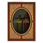 Collector - Bottles - Still life of three bottles Greeting Card