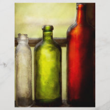 Collector - Bottles - Still life of three bottles Flyer