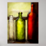 Collector - Bottles - Still life of three bottles Posters