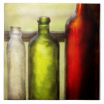 Collector - Bottles - Still life of three bottles Ceramic Tiles