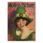 Colleen Moore leprechaun image magazine cover cards