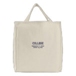 COLLEGE embroidered bags