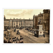 College Green. Dublin. Co. Dublin, Ireland classic Post Cards
