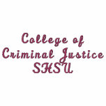 College of Criminal Justice SHSU embroidered shirts