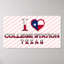 College Station, Texas Print