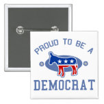 Collegiate Proud Democrat Pin