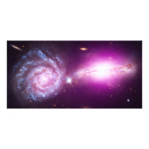 Colliding Galaxies VV 340 and Arp 302 Personalized Photo Card