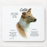 Collie (sable smooth) History Design mousepads