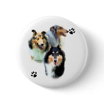 Collie Trio - Button