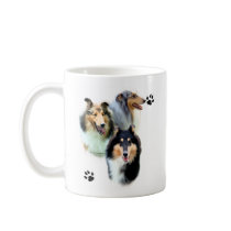 Collie Trio Coffee Mugs