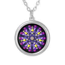 Collier psychédélique coloré n°1