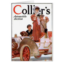 Collier's 1907 - J.C. Leyendecker, illustrator Greeting Card