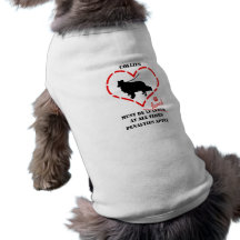 Collies Must Be Loved Doggie Shirt