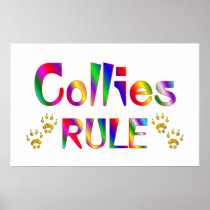 Collies Rule Poster