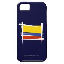 Colombia Brush Flag iPhone 5 Cover
