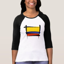 Colombia Brush Flag Tshirts