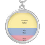 Colombia (Construction Sheet), Colombia Personalized Necklace